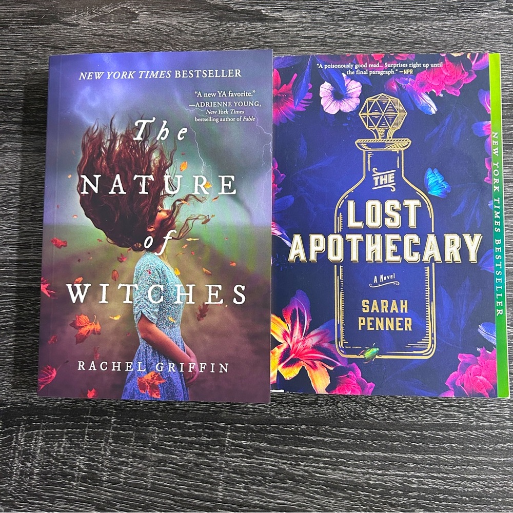 Witch book bundle - Lost Apothecary + Nature of Witches NEW